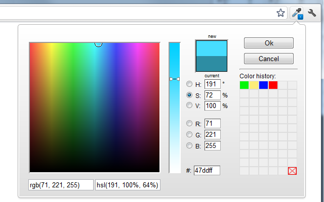 Install Colorzilla Chrome